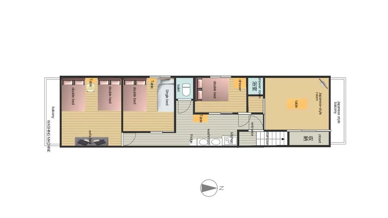 アパート Hotel West Taisho 大阪市